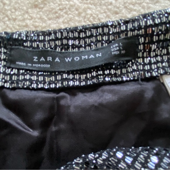 Like new Zara sequin skirt size L - Picture 3 of 4